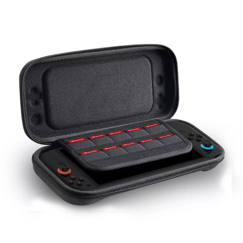 TECH-PROTECT kovakuorinen kotelo Nintendo Switch 2, tummanharmaa