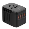 TECH-PROTECT TA200 matkasovitin EU / UK / US / AU musta