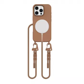 Tech-Protect Magnecklage MagSafe-kotelo iPhone 16 Pro Max ruskea