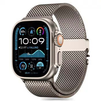 TECH-PROTECT Milano Apple Watch 8 / 9 / 10 / 11 / SE / Ultra (44 / 45 / 46 / 49 mm) titaaninen linkkiranneke