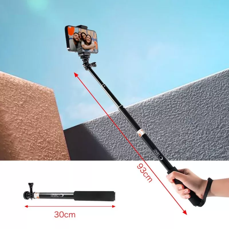 Tech-Protect GA100 teleskooppinen yksijalka ja selfietikku GoPro-kameralle