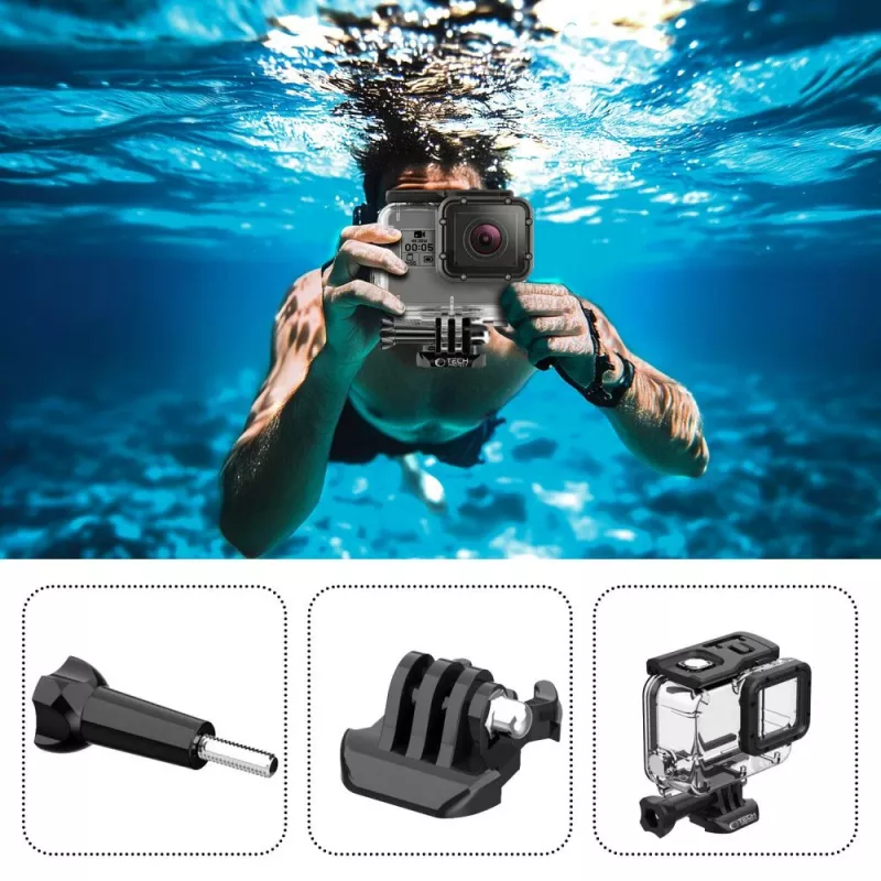 TECH-PROTECT GA200 vesitiivis kotelo GoPro Hero 5 / 6 / 7 kirkas