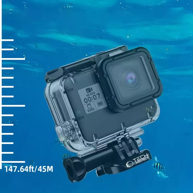 TECH-PROTECT GA200 vesitiivis kotelo GoPro Hero 5 / 6 / 7 kirkas
