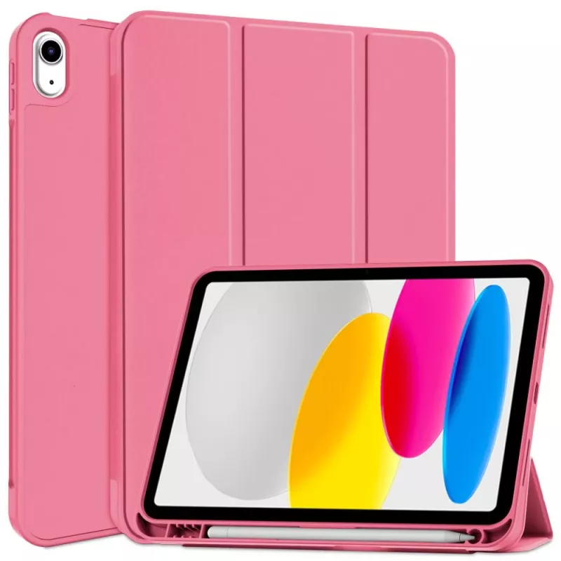 Tech-Protect SC Pen -kotelo iPad 10.9 (10th Gen, 2022) / iPad 11 (2025) -tableteille, magenta