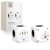 TECH-PROTECT PCL3X4 jatkojohto 3 Schuko-pistorasiaa 2 USB-A 2 USB-C 2 m valkoinen
