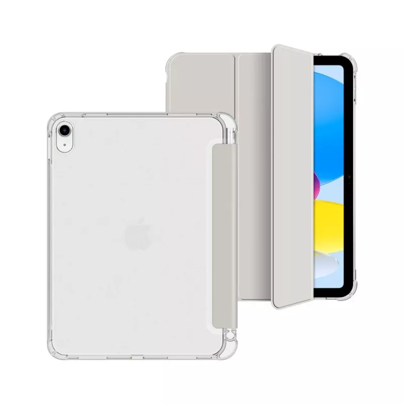 Tech-Protect SC Pen Hybrid -suojakotelo iPad 10.9 (10th Gen, 2022) / iPad 11 (2025) -tableteille, hopea