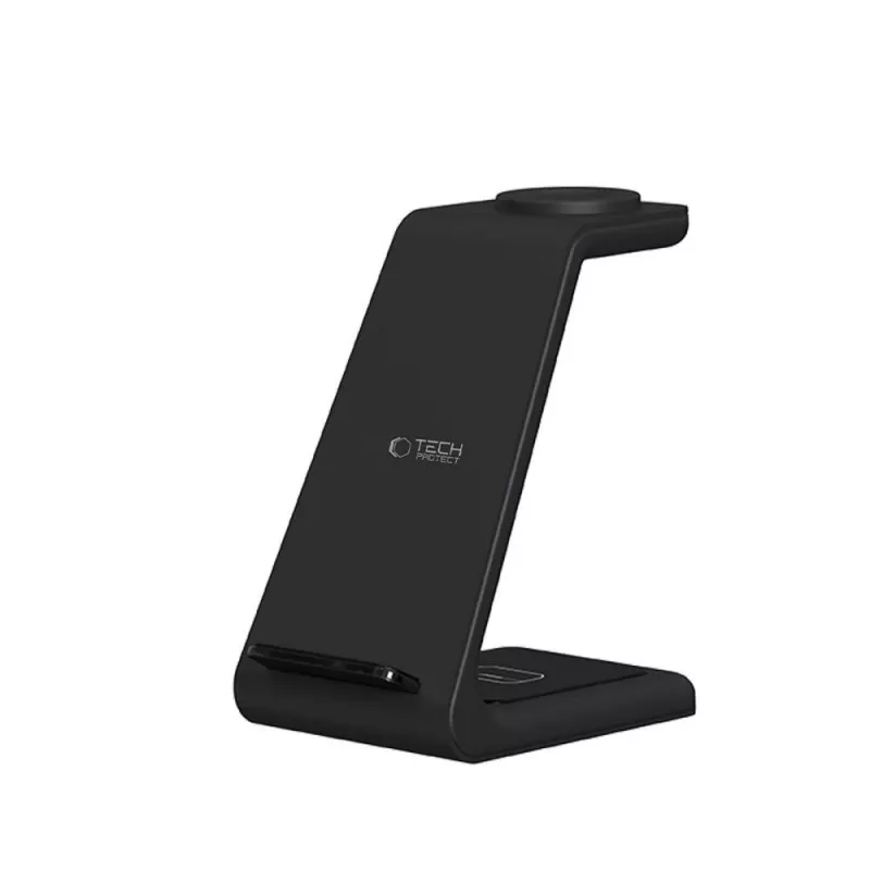TECH-PROTECT QI15W-A36 3-in-1 langaton laturi Apple musta