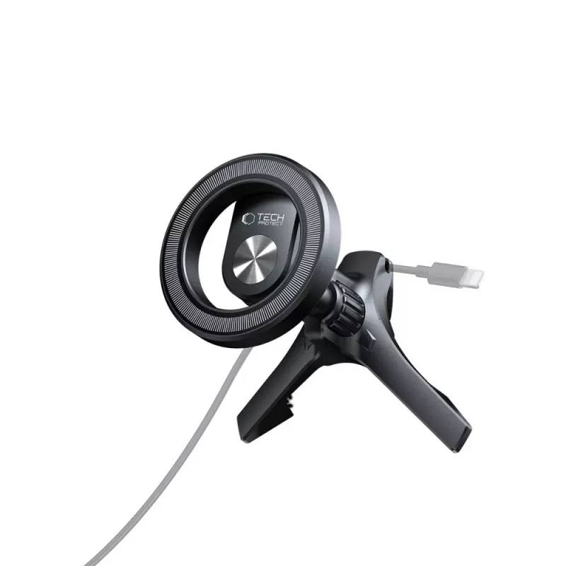 TECH-PROTECT N53 magneettinen MagSafe-vakaa tuuletusaukko-autoteline musta