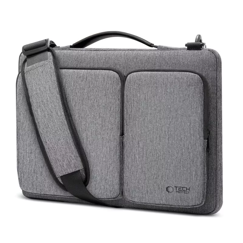 Tech-Protect Defender Bag kannettavan tietokoneen laukku 13-14 harmaa