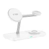 TECH-PROTECT QI15W-A45 3-in-1 magneettinen MagSafe-langaton laturi valkoinen