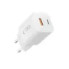 TECH-PROTECT NCM33 2-porttinen verkkolaturi PD 33W / QC3.0 valkoinen