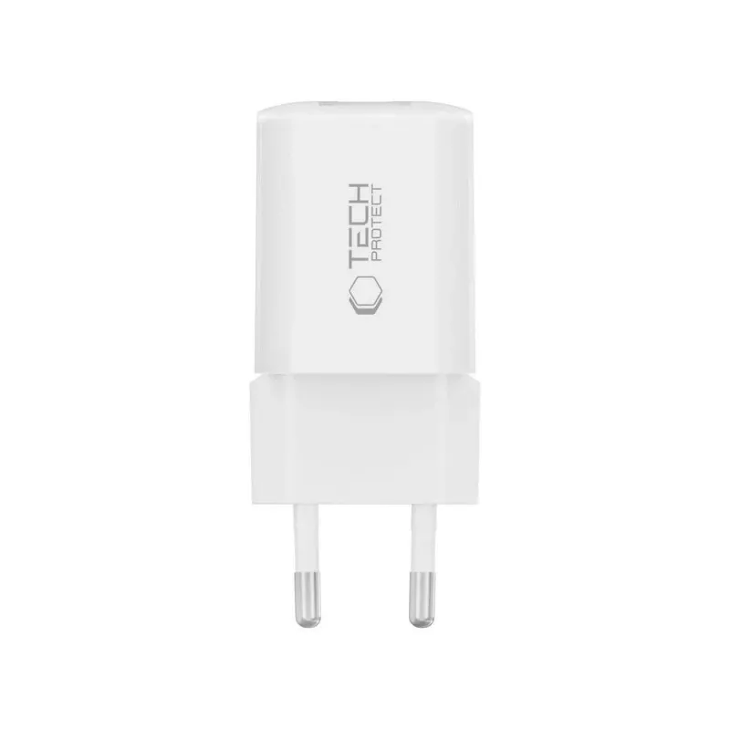 TECH-PROTECT NCM33 2-porttinen verkkolaturi PD 33W / QC3.0 valkoinen