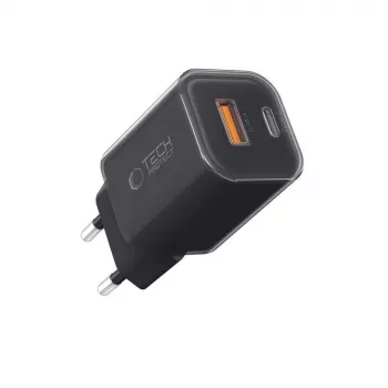 TECH-PROTECT NCM33 2-porttinen verkkolaturi PD 33W / QC3.0 musta