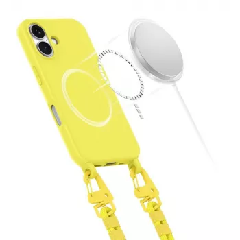 Tech-Protect Magnecklace MagSafe iPhone 16 keltainen