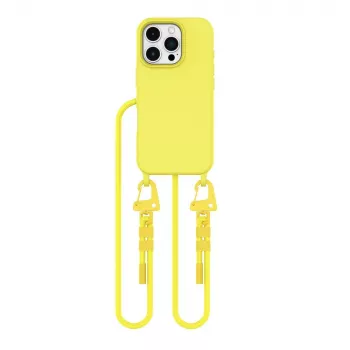 Tech-Protect Magnecklace MagSafe -kotelo Apple iPhone 16 Pro keltainen