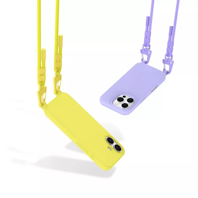 Tech-Protect Magnecklace MagSafe -kotelo Apple iPhone 16 Pro keltainen