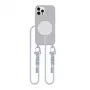 Tech-Protect Magnecklace MagSafe -kotelo iPhone 12 / 12 Pro - harmaa