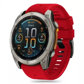 TECH-PROTECT SILICONE LINE GARMIN FENIX 5X / 5X PLUS / 6X / 6X PRO / 7X / 8 (51 MM) PUNAINEN