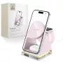 Tech-Protect QI15W-A43 3IN1 MagSafe langaton latausteline pinkki