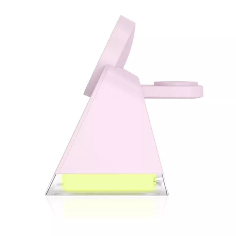 Tech-Protect QI15W-A43 3IN1 MagSafe langaton latausteline pinkki