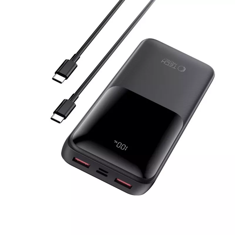 TECH-PROTECT PB02 varavirtalähde 20000mAh 22,5W musta
