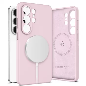Tech-Protect Silicone MagSafe -kotelo Samsung Galaxy S26 Ultra pinkki helmiäinen