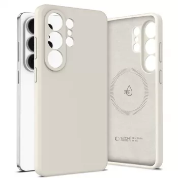 Tech-Protect Silicone MagSafe -kotelo Samsung Galaxy S26 Ultra - Cosmic Latte
