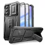 TECH-PROTECT KEVLAR CAM+ 2-SET Galaxy A57 5G musta suojakotelo