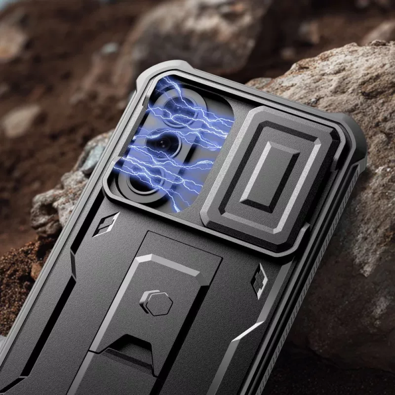 TECH-PROTECT KEVLAR CAM+ 2-SET Galaxy A57 5G musta suojakotelo