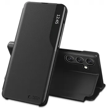 Tech-Protect Smart View -kotelo Samsung Galaxy A37 5G, musta