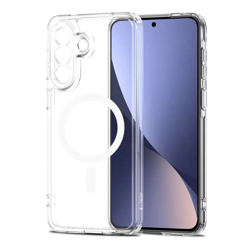 Tech-Protect Flexair Hybrid MagSafe -kotelo Samsung Galaxy A27 5G, läpinäkyvä