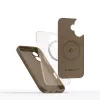 Tech-Protect Silicone MagSafe -kotelo Apple iPhone 16E / 17E - suklaanruskea