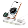 TECH-PROTECT A51 ARCTICBOOST 3-in-1 Magnetic MagSafe -langaton laturi 25W Qi2.2 valkoinen
