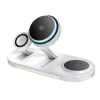 TECH-PROTECT A51 ARCTICBOOST 3-in-1 Magnetic MagSafe -langaton laturi 25W Qi2.2 valkoinen