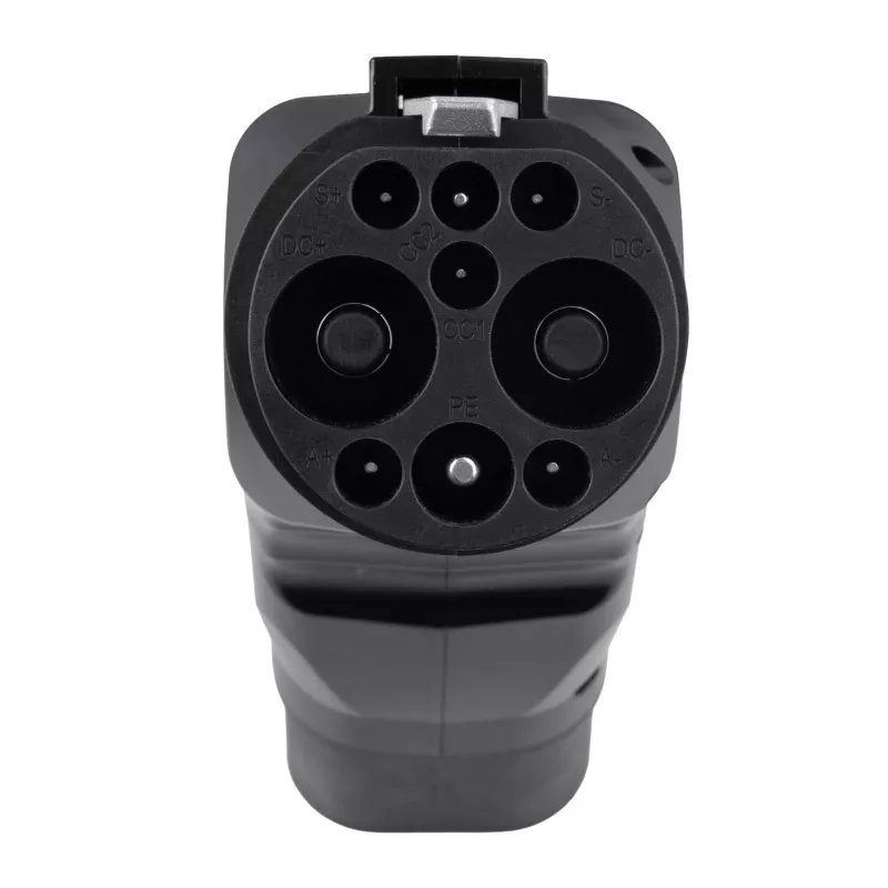 Akyga AK-SC-E20 CCS2–GB/T DC-latausadapteri 1000V 250A musta