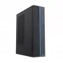 Akyga AK-302-01BL SFF-tietokonekotelo, Micro-ATX / Mini-ITX, USB-C + 2x USB 3.0 + USB 2.0, ilman virtalähdettä, musta