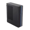 Akyga AK-302-01BL SFF-tietokonekotelo, Micro-ATX / Mini-ITX, USB-C + 2x USB 3.0 + USB 2.0, ilman virtalähdettä, musta