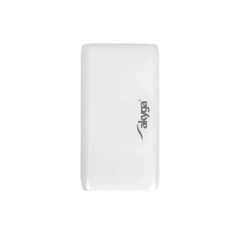 Akyga AK-CH-31 ohut GaN-USB-laturi 65 W, USB-C PD + USB-A, valkoinen