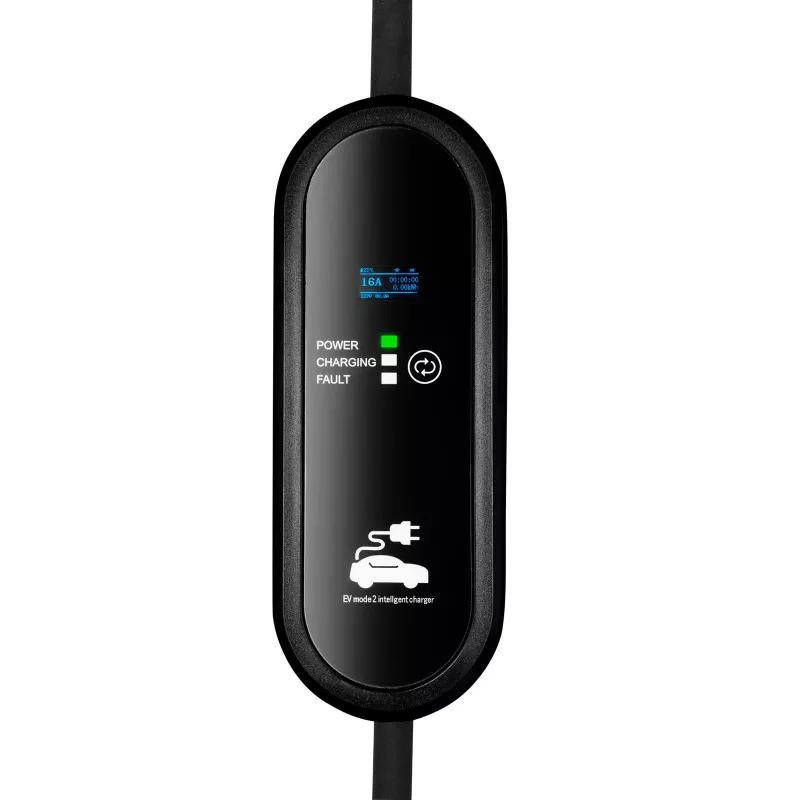 Akyga AK-EC-23 Sähköauton laturi GB/T LCD 1-vaihe 16A 3,8kW 5m