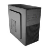 Akyga AK19BK Micro Tower -tietokonekotelo, Micro-ATX / Mini-ITX, USB-C + USB 3.0 + 2x USB 2.0, ilman virtalähdettä, musta