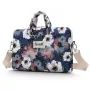 Canvaslife 15-16 inch Blue Camellia kannettavan tietokoneen suojapussi