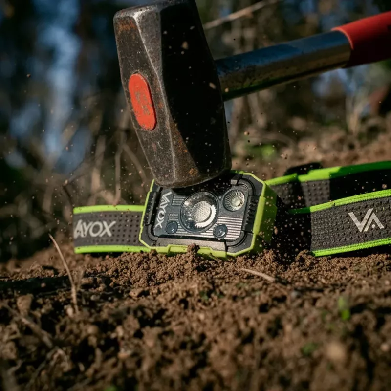 VAYOX DUAL HAMMER 500lm Pro Series ladattava otsalamppu VA0415