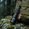 VAYOX Tactical Flashlight 2000lm valkoinen + punainen valo + vihreä laser VA0457