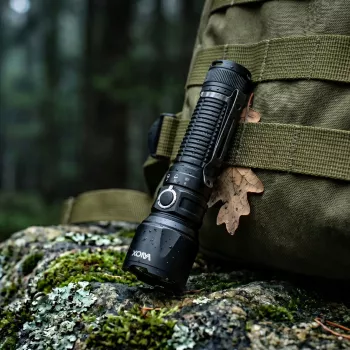 VAYOX Tactical Flashlight 2000lm valkoinen + punainen valo + vihreä laser VA0457