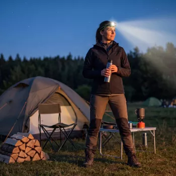 VAYOX VA0454 ladattava LED-otsalamppu 220 lumenia 800mAh IPX4 lämmin valkoinen, neutraali valkoinen, punainen