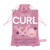 GLOV_SET Dream Curl lämmötön kiharrussetti - 1 kiharruspuikko + 1 satiinihuppu - pinkki