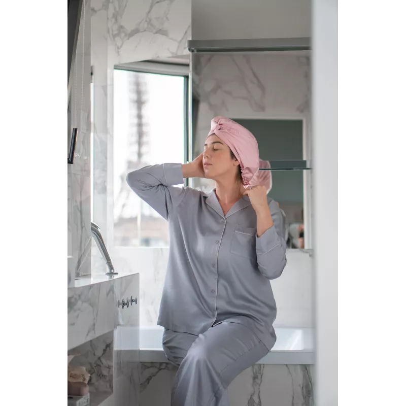 GLOV kaksikerroksinen satiiniyömyssy pinkki