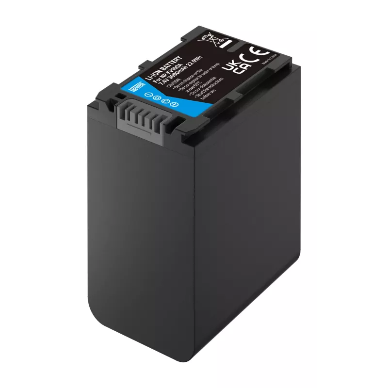 Newell vara-akku Sony NP-FV100A, 3900mAh, 7,2V, Li-Ion, musta