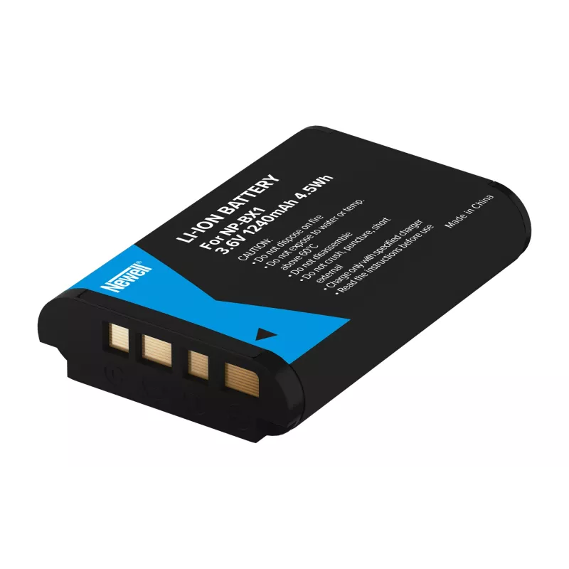Newell vara-akku Sony NP-BX1, 1000mAh, Li-Ion, musta