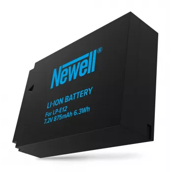 Newell vara-akku Canon LP-E12, 875mAh, 7,2V Li-Ion